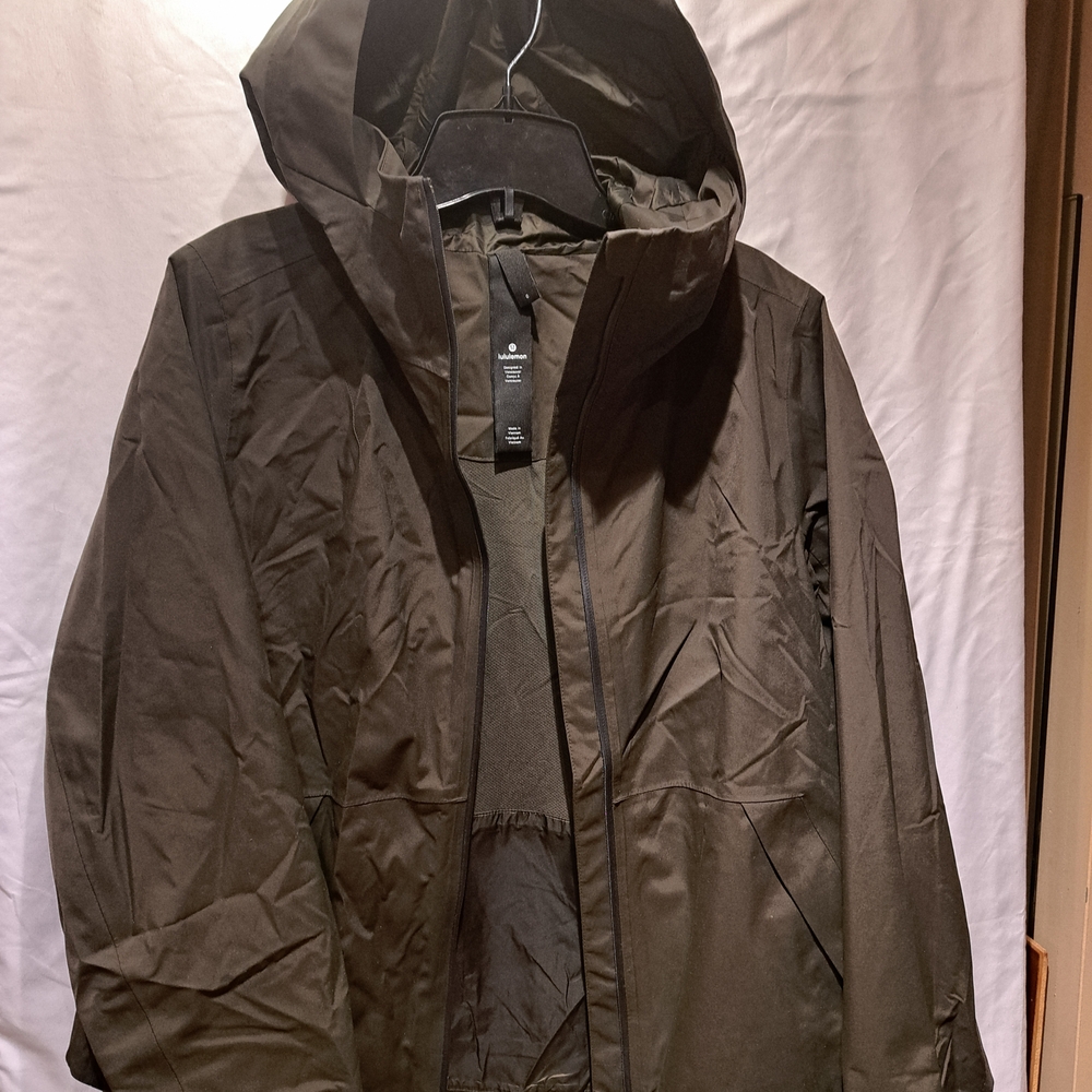 Woman Olive Hooded Jacket